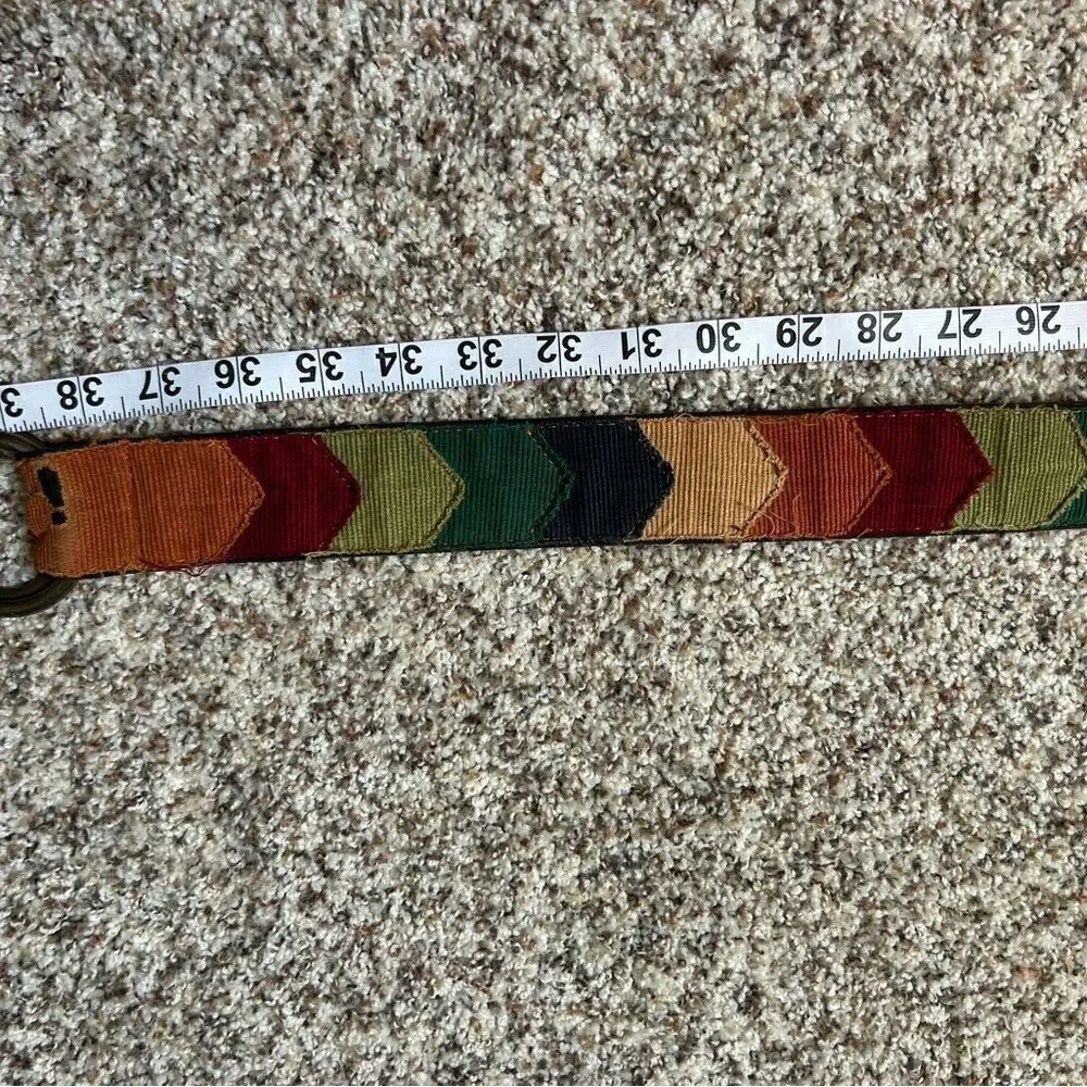 Women’s Multicolor Tapestry Vintage Boho Belt 40 inches